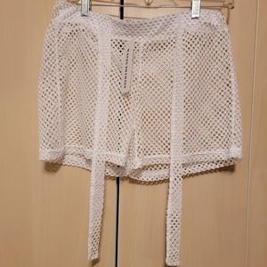 Waves to coast lace swim cover short
